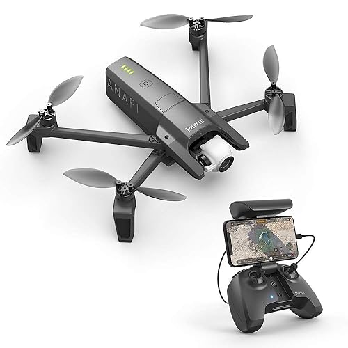 Parrot PF728000 ANAFI Drone, Foldable Quadcopter Drone with 4K HDR