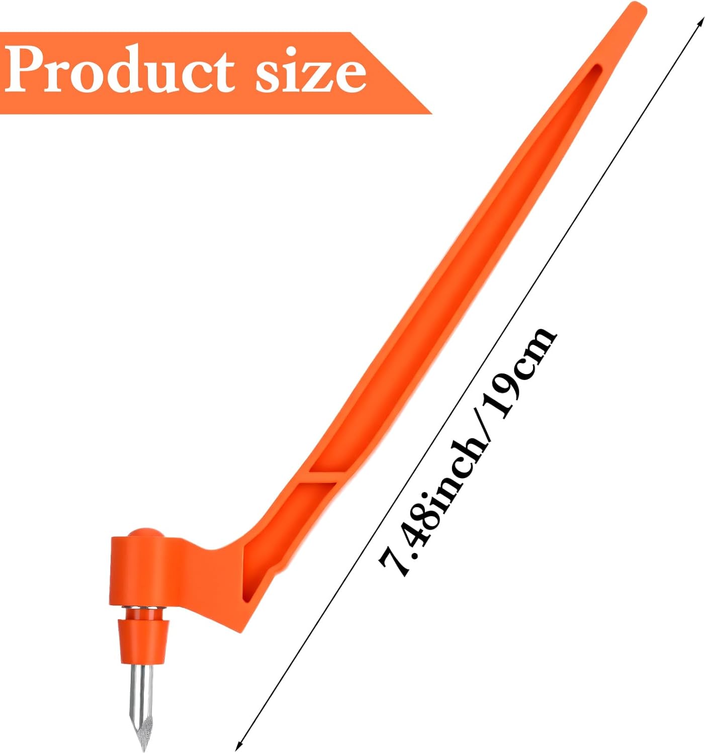 360° Crafting Cut Tool Pen, Craft Cutting Knives with 3 different 360 Degree Rotating Blades Stainless Steel Cutter Pen for DIY Crafts, Stencils, Scrapbooks (Orange)