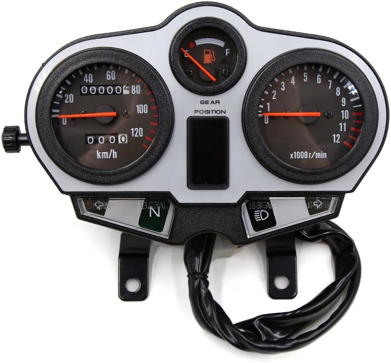 0-12000r/min Dual Digital Odometer Tachometer Speedometer Oil Meter Gauge for ZB (id: 0c7 56d 768 b6e 828
