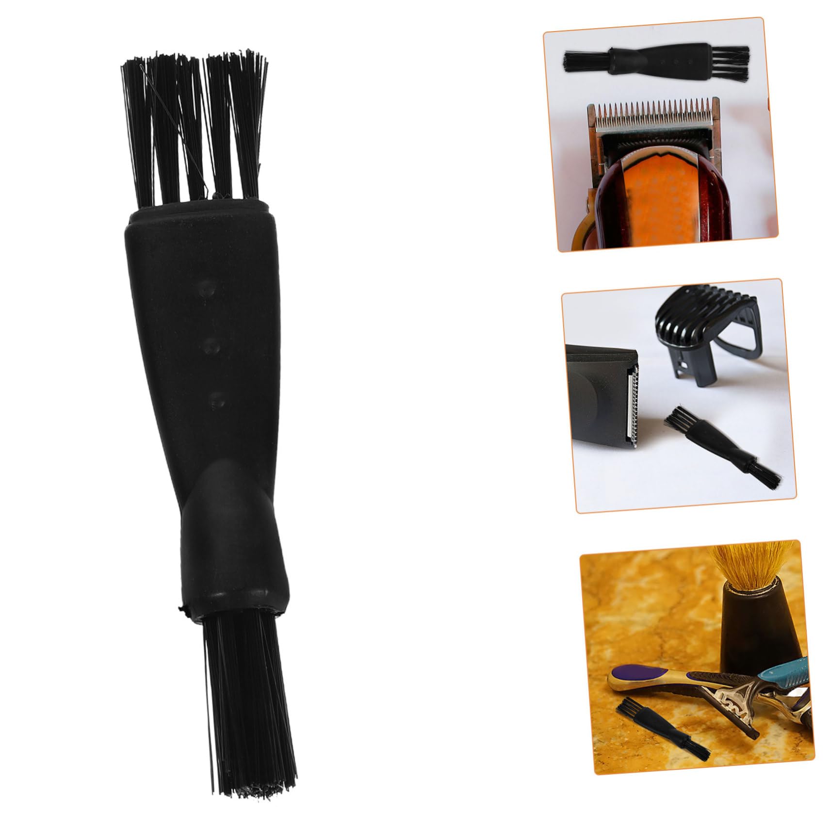 UKCOCO Lot De 20 Brosses De Nettoyage Double Embout Pour Tondeuse Et Rasoir Électrique, Plastique Compact, Nettoyant Précis Pour Hommes, Coiffure Et Entretien Rasage Professionnel
