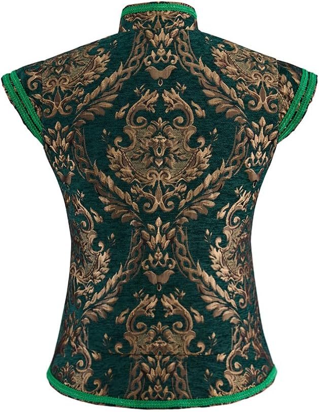 CosplayDiy Mens Tudor Vest Victorian Suit Vest Tudor Jerkin Gothic Steampunk Waistcoat