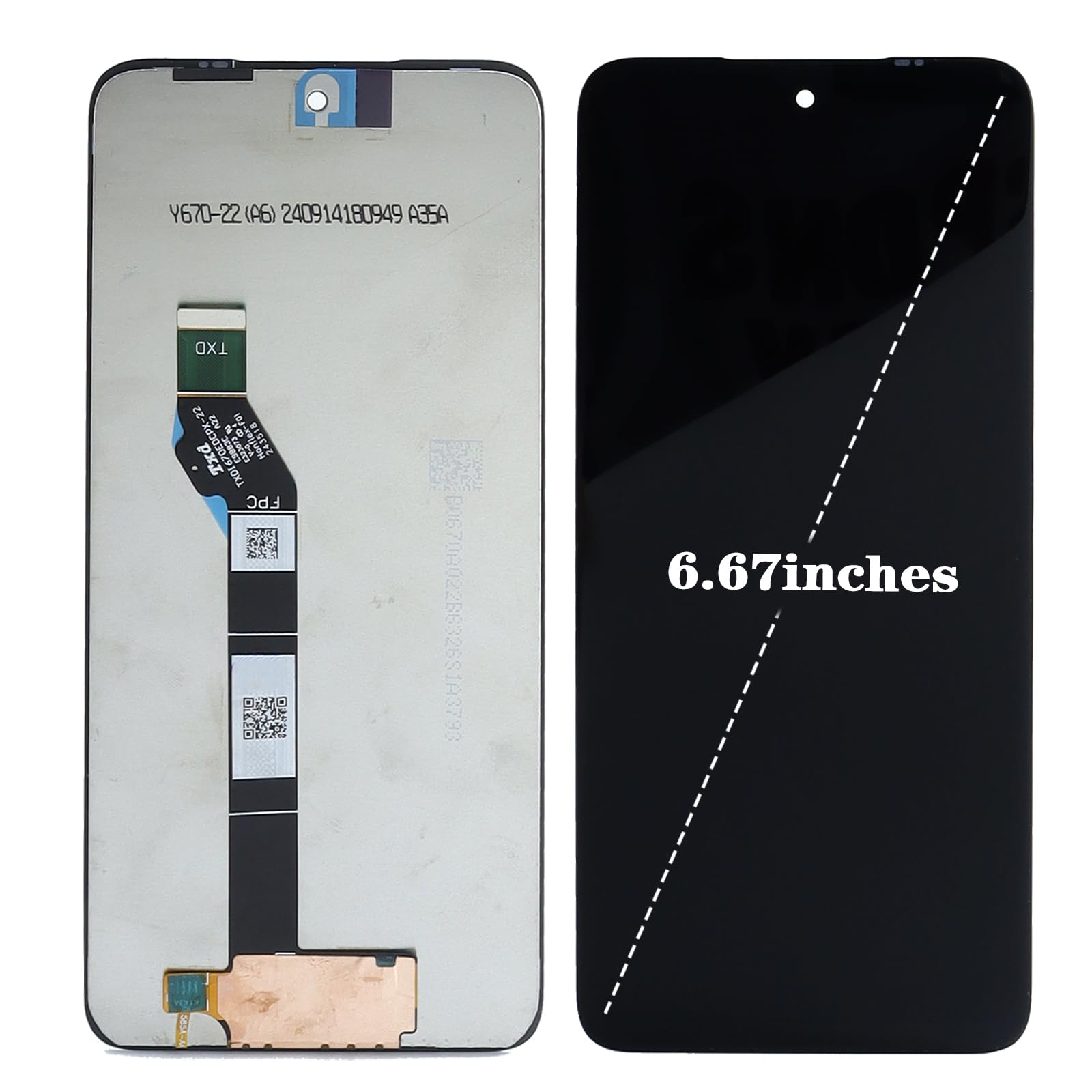 Ygpmoiki Tela LCD Touch Digitalizador de Substituição para