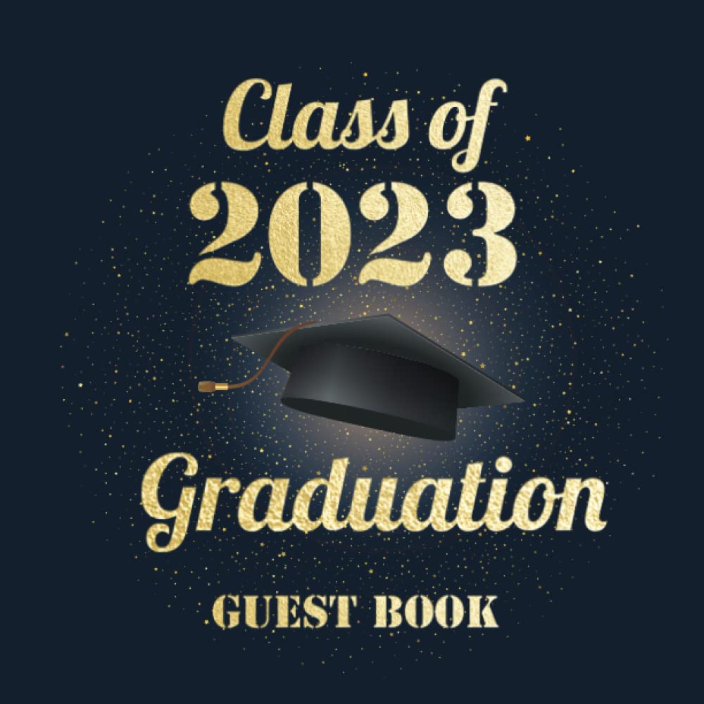 Buy Class of 2023 Graduation Guest Book Blue Graduation 2023 Party