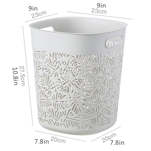 Miniatura 2 de UPJAKS Cubo de basura para cocina, 1 cubo de basura hueco descubierto para el hogar, sala de estar y dormitorio, papelera clasificadora de basura