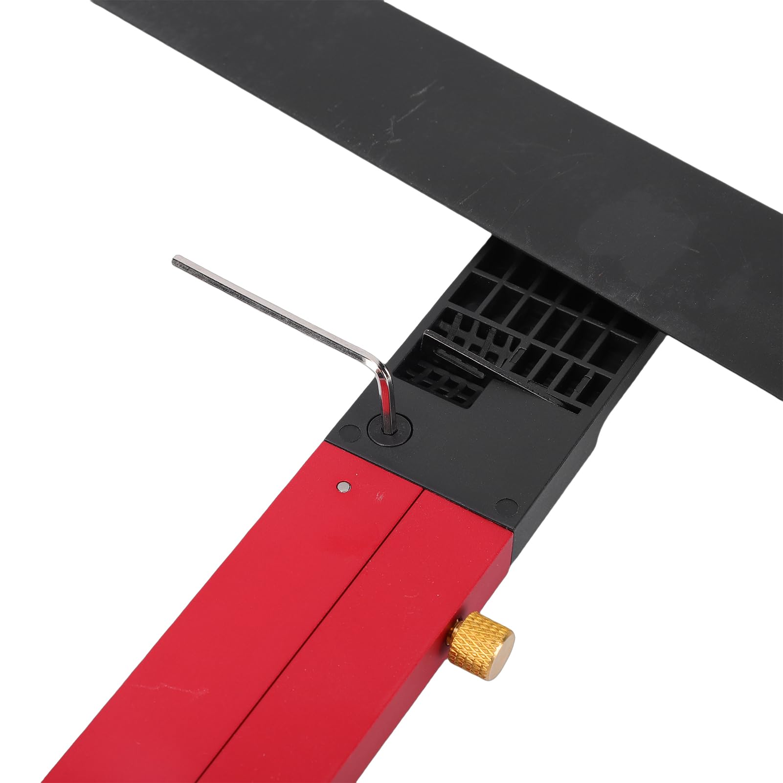 Herramienta de Plantilla de Banda de Rodadura Calibre de medición portátil Aleación de Aluminio Resistente para escaleras Estantes Carpinteros de Paneles de Yeso Entusiastas de la