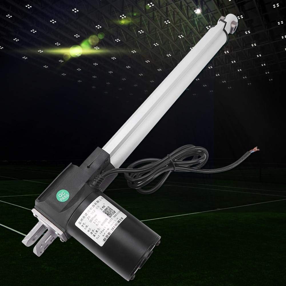 Accionamiento lineal de 12 V CC, actuador lineal, motor lineal, actuador lineal, actuadores para abrepuertas eléctricas médicas electrónicas, 6000 N, 300 mm