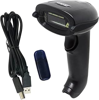 Bluetooth/2.4GHz無線両対応 ワイヤレスバーコードリーダー Windows/MacOS/iOS/Andriod対応 高速300/秒データ転送 32ビットデコーダ USB充電式 スマホ決済対応 FMTYHD31001D