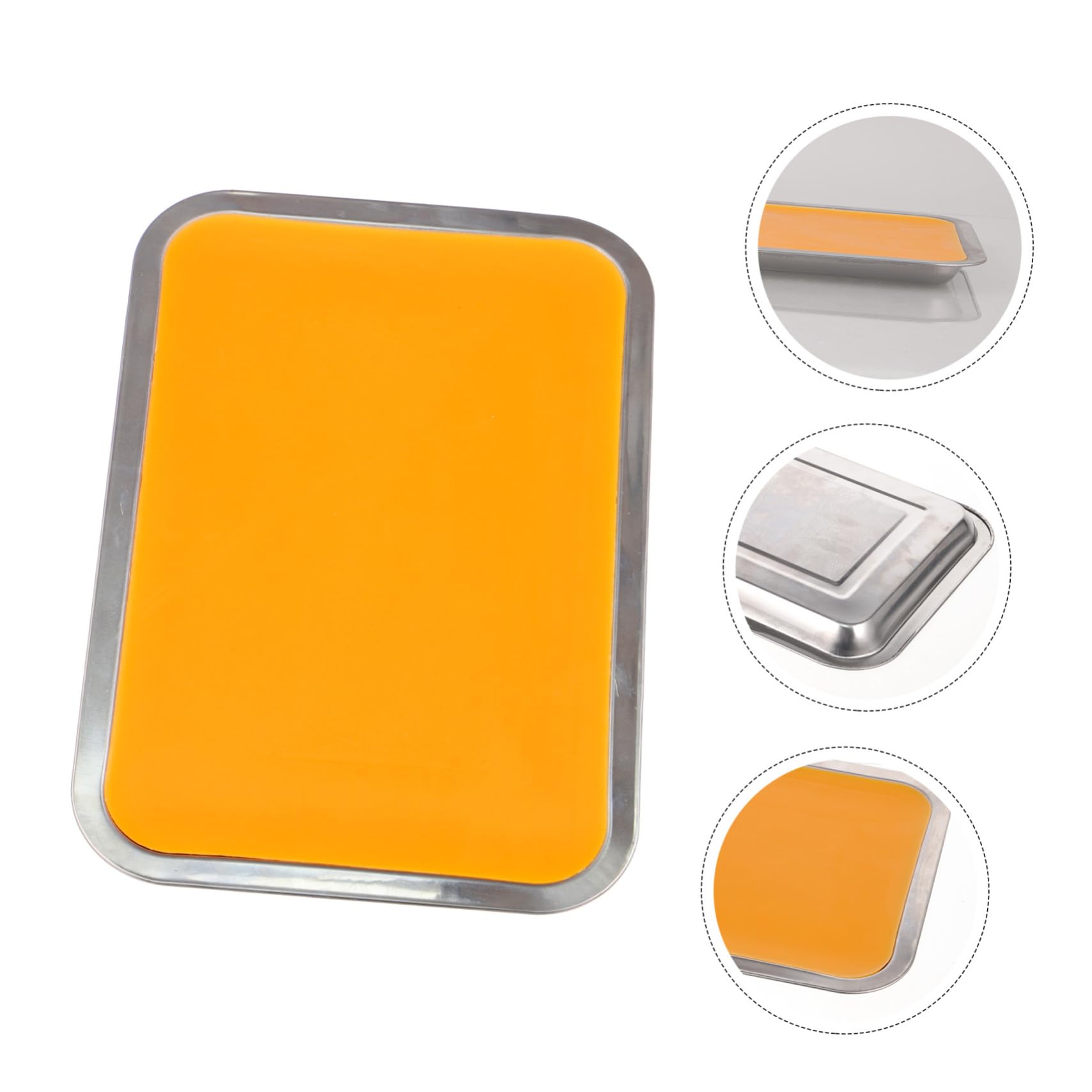 PRETYZOOM Plateau Acier Inoxydable pour Laboratoire avec Cire Utilisation pour Dissection Anatomique