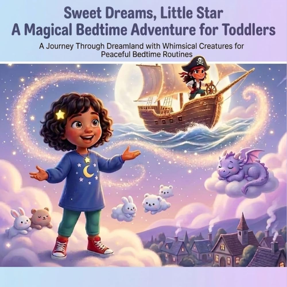 Sweet Dreams, Little Star: A Calming Bedtime Story for Toddlers: A Magical Bedtime Story for Kids to Dream Sweetly, Build Confidence, and Fall Asleep Peacefully