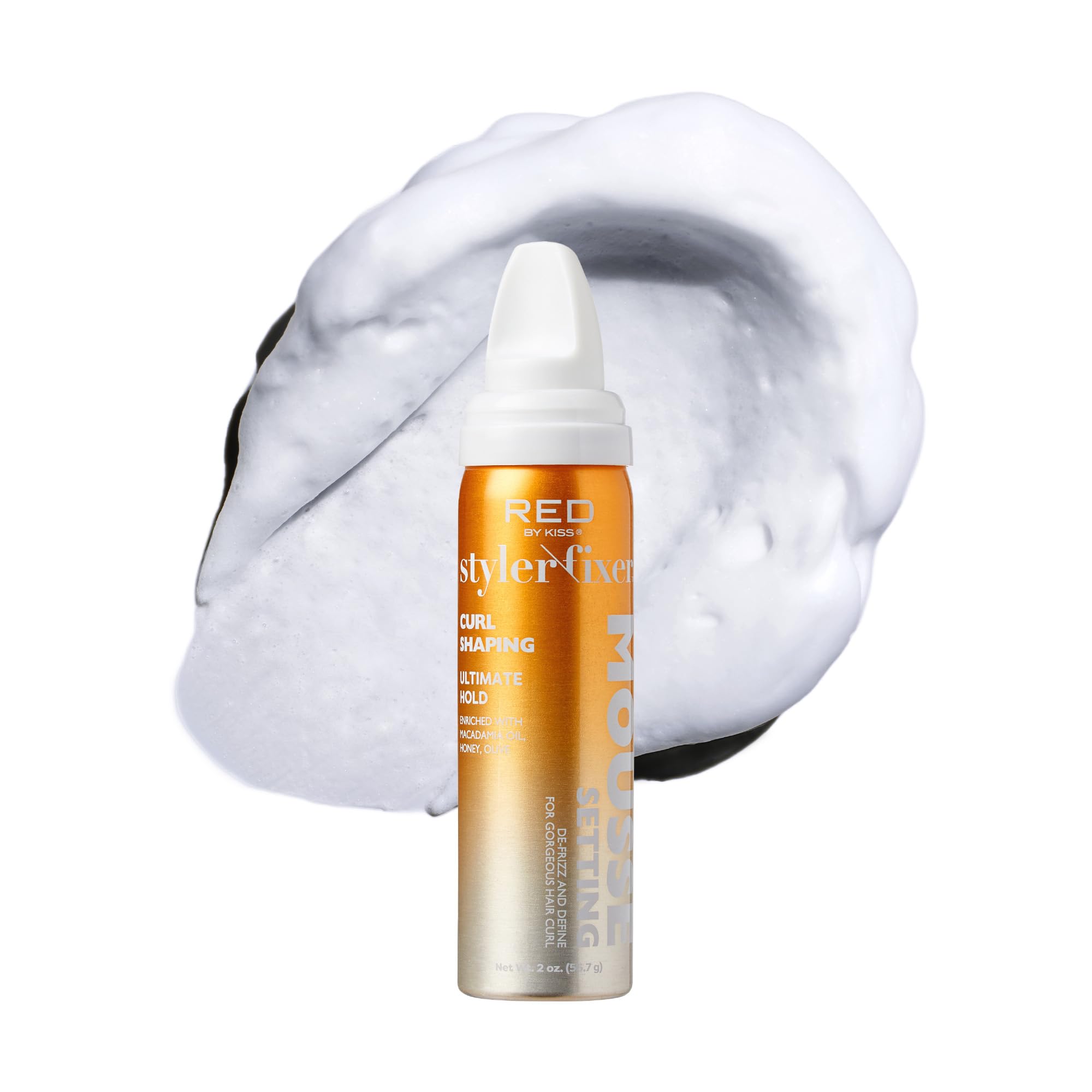 Amazon.com: Red by Kiss Setting Mousse Braid Frizz Control, Curl