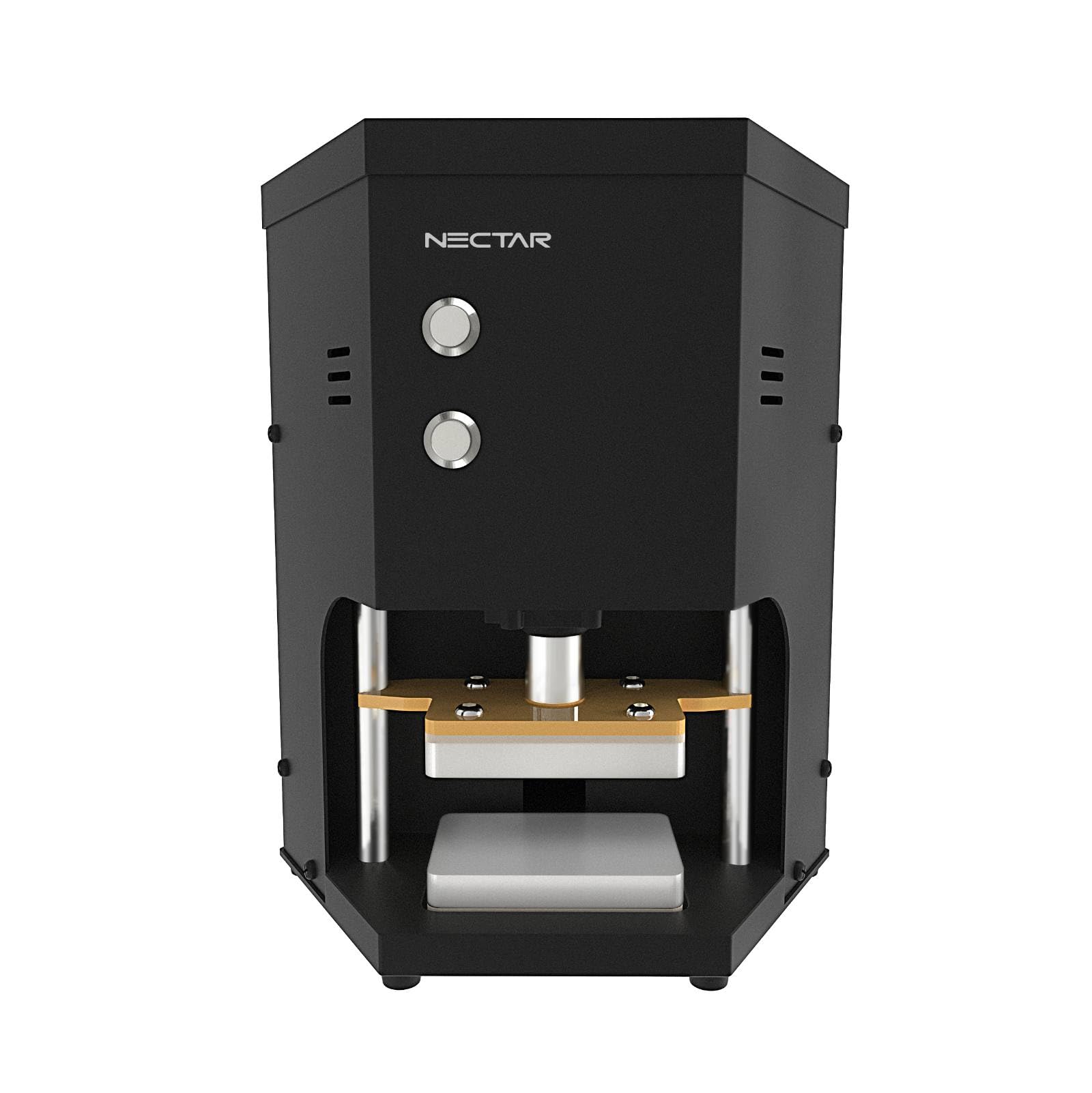 NECTAR Hex Press | Electric Rosin Press Kit + 2 Year Warranty | 1.5 Ton Automatic Press with Electrically Controlled Plates, LED Display, Timer and Accessories