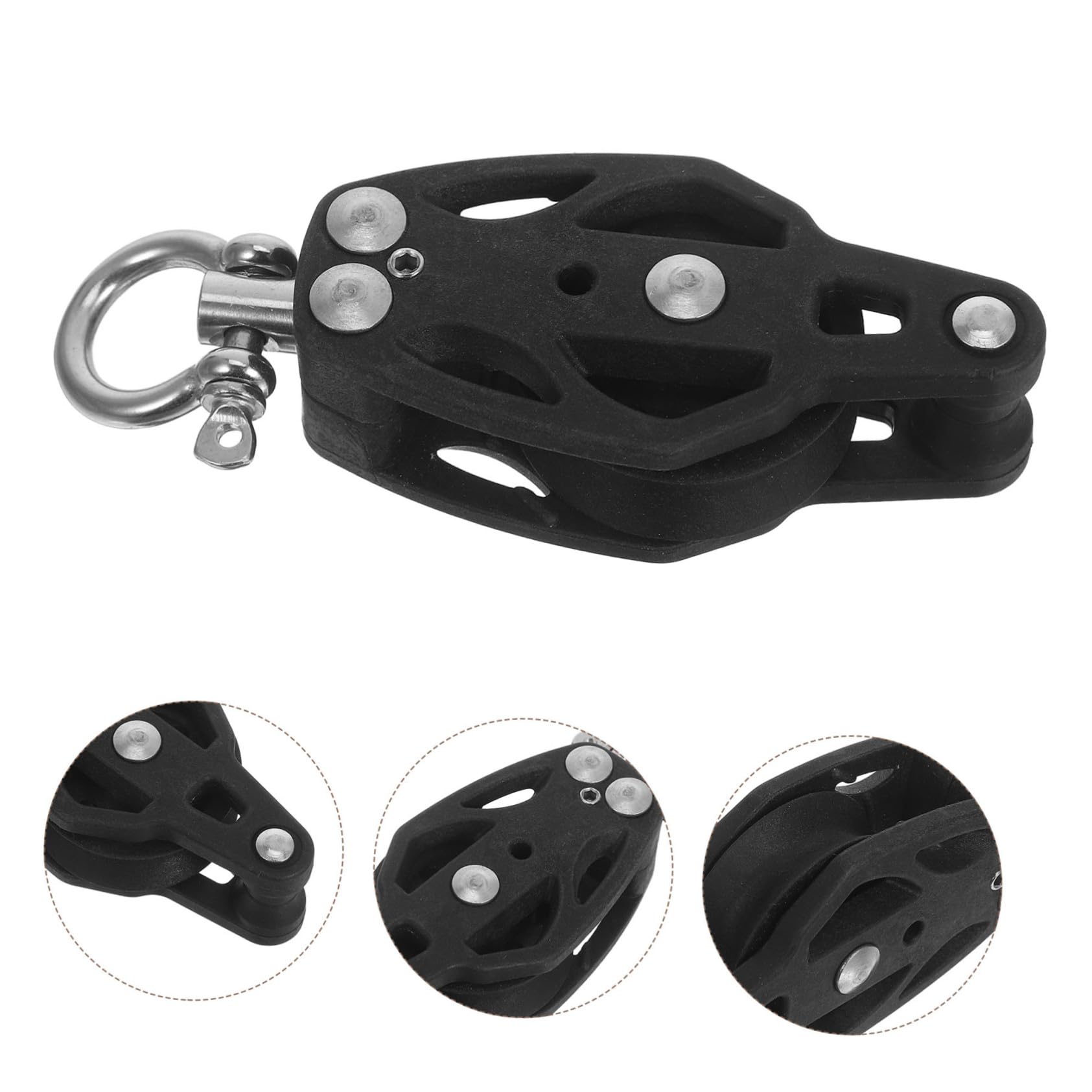 ifundom Puleggia per Bozzelli A Accessori per Pulegge Ruota per Puleggia A Cavo Pesi Ruota in Nylon per Kit