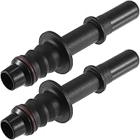 Vista 10 de X AUTOHAUX 2 unidades de 0.311 in-ID6 manguera de combustible para automóvil, adaptador de desconexión rápida, conector de conexión EFI, plástico