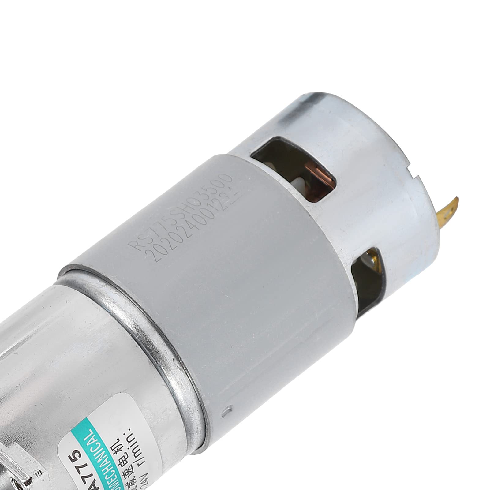 Motorreductor de corriente continua de baja velocidad 24 V XD - 42GA755, micromotor de imán permanente con engranajes totalmente metálicos, rotación reversible en sentido horario y (10 rpm/min)