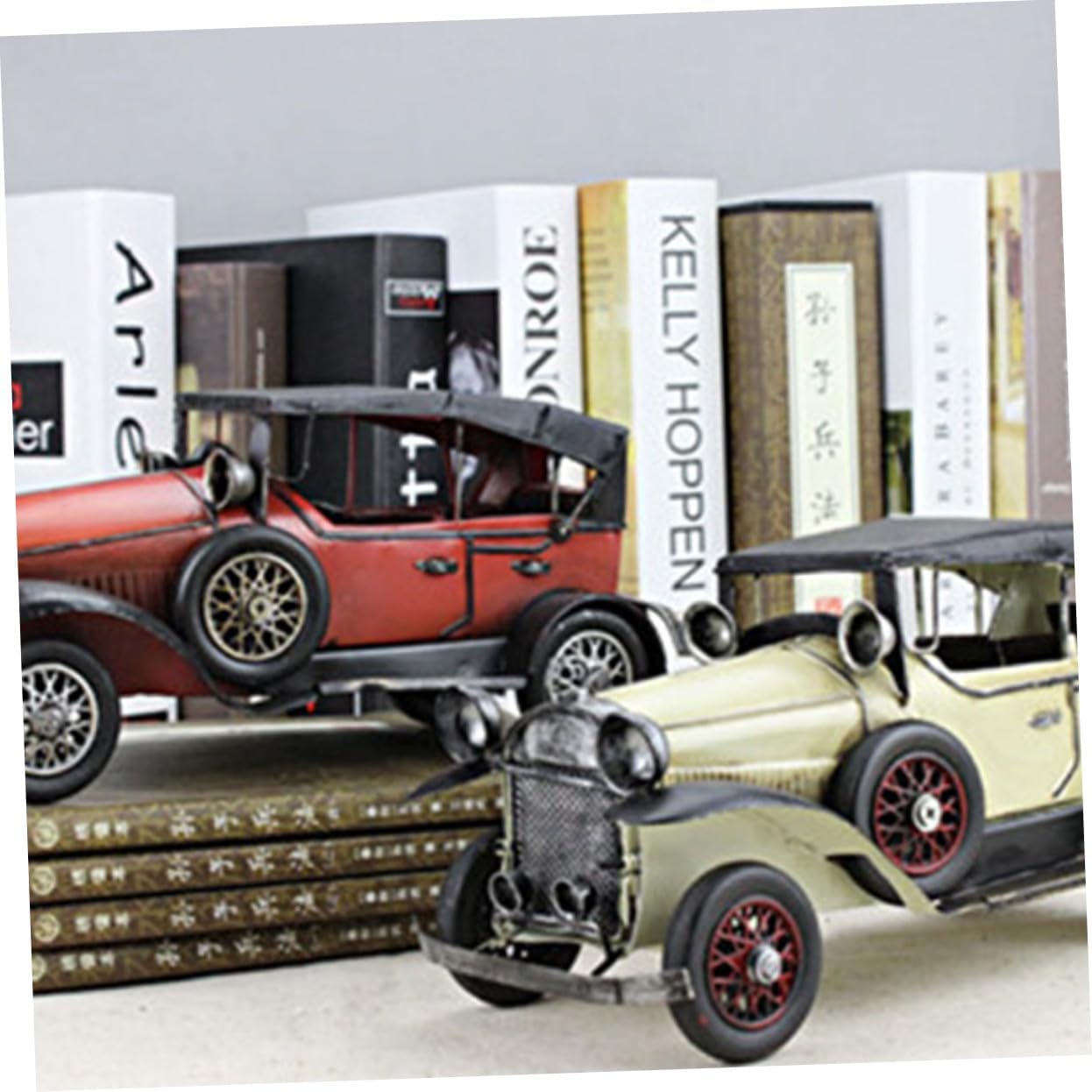 Garneck Retro Style Truck Model Craft Iron Truck Decor for Men Vintage Car Decor