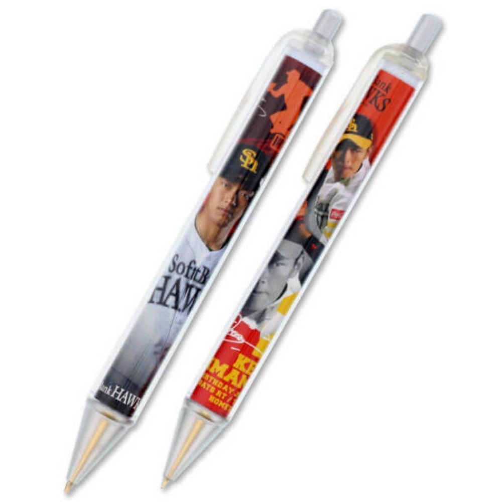 希望価格募集中です！　　SoftBank キャラクター付きボールペン ホークス TVQ コラボ 2024 ボールペンシャーペンセット