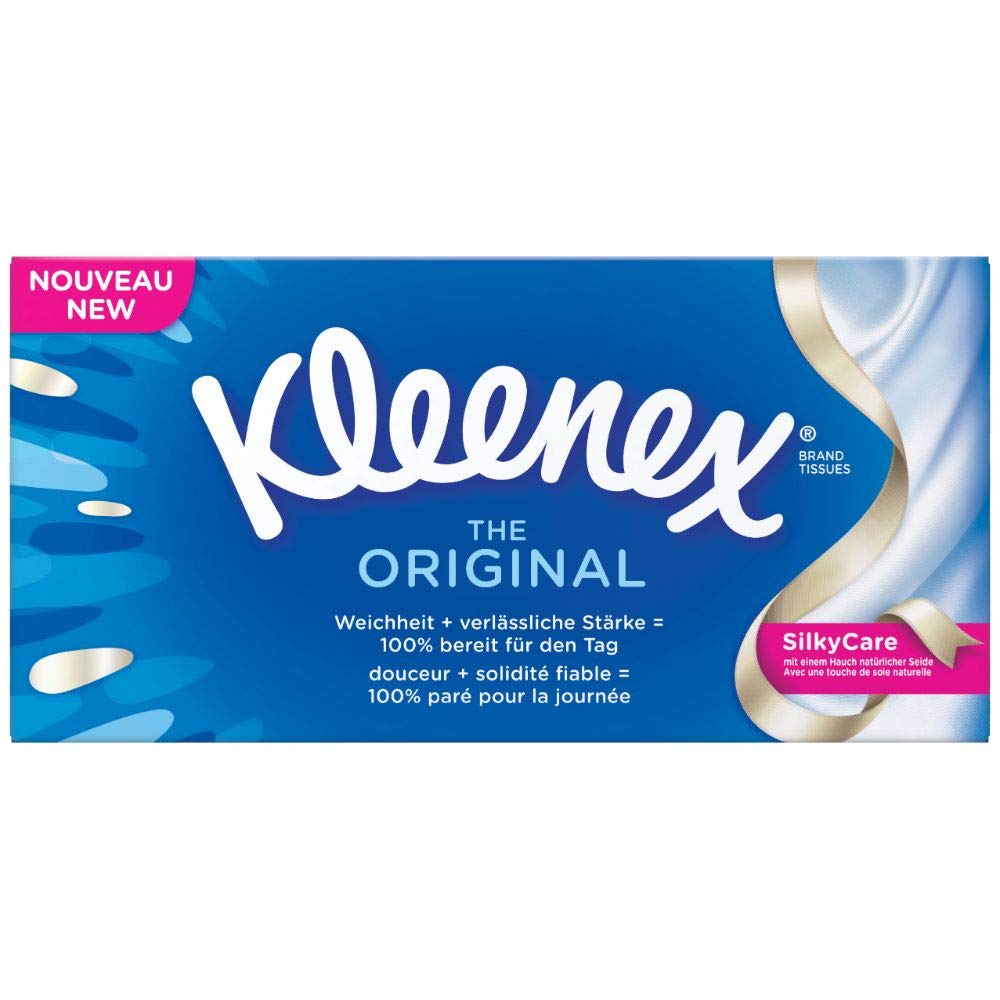 Kleenex original – 12 Boxen Papiertaschentücher (864 Stücke insgesamt)