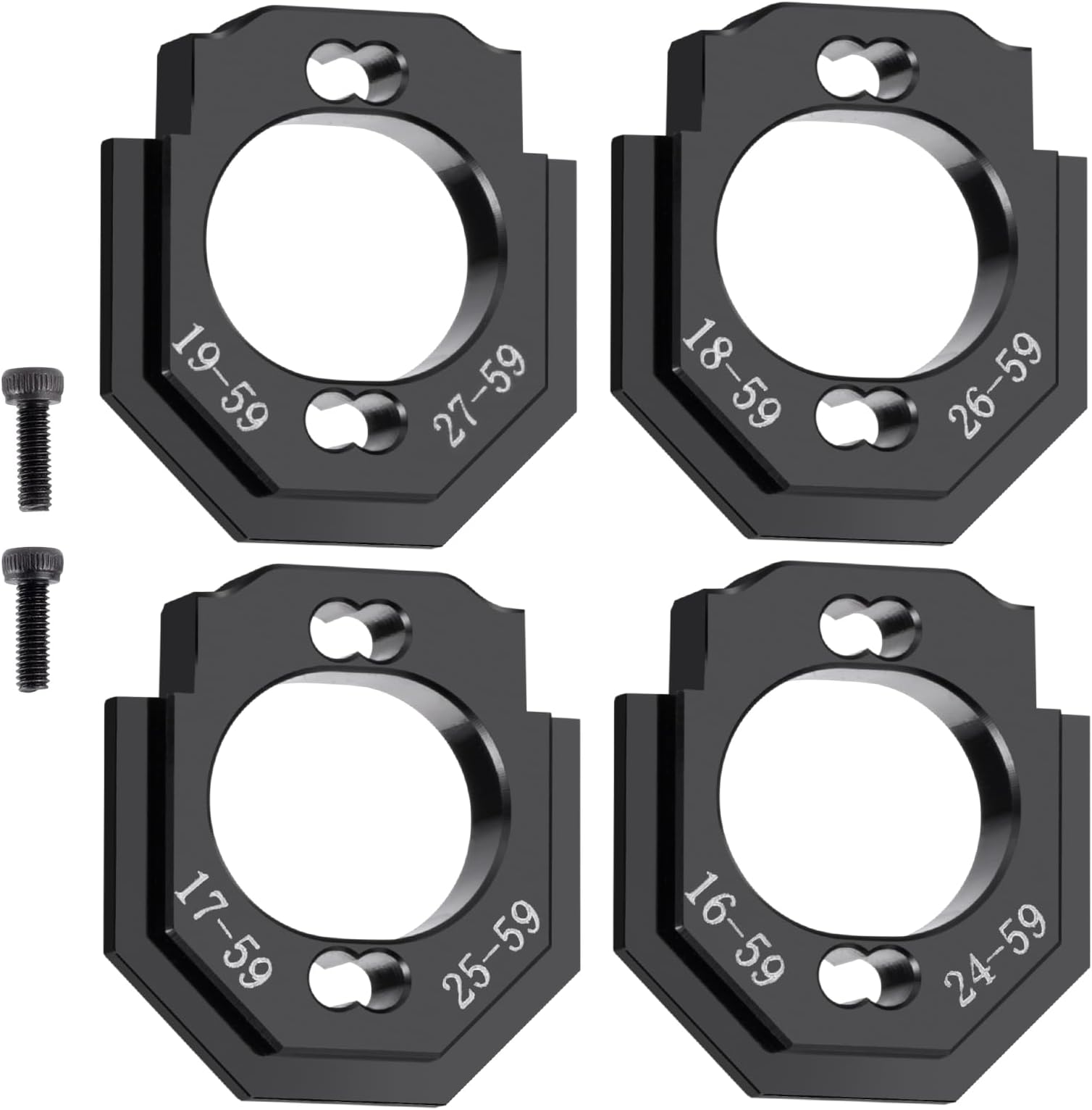 RC Aluminium Motor Mount Set for 1/18 Arrma Granite Grom ARA2102T2 Typhon Grom ARA2106T1 1/14 Mini Mojave Grom 2S ARA2104T1 Upgrades Part Motor Heatsink Mount