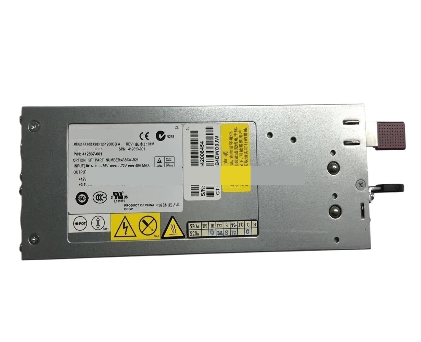 TSCFHGQI For 380G5 Power Supply 433634-B21 419613-001 412837-001 1200W