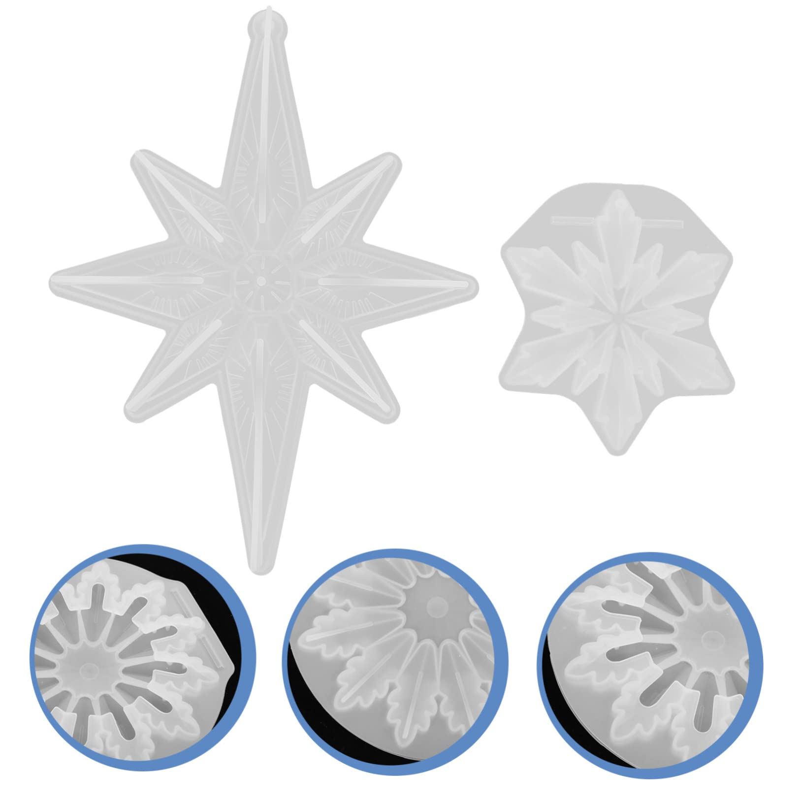 Operitacx 10piezas Moldes De Para Diseño De Para Manualidades De Decoración Navideña y Moldes y Prácticos Para Creaciones De Invierno