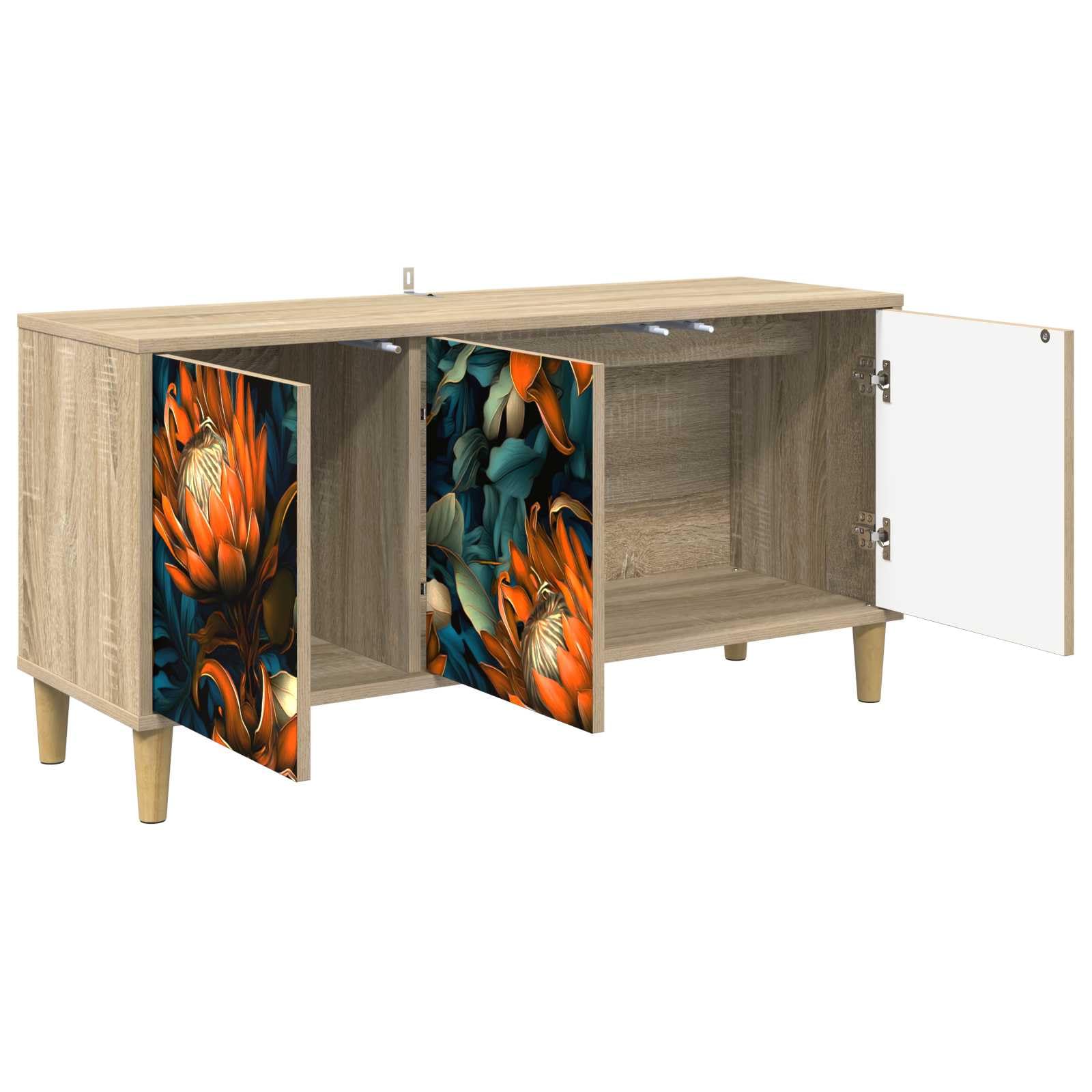 vidaXL Mueble de TV LOCHEM 102 x 33 x 50 cm Sonoma