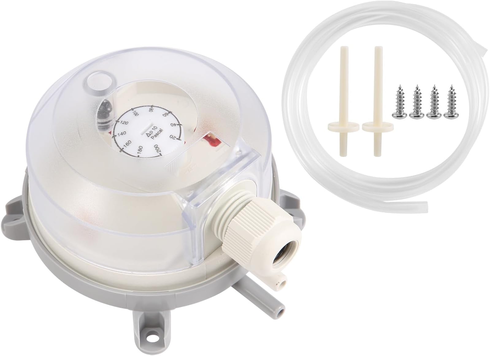 Air Differential Pressure Switch 20-200Pa Adjustable Micro- Pressure Air Switch