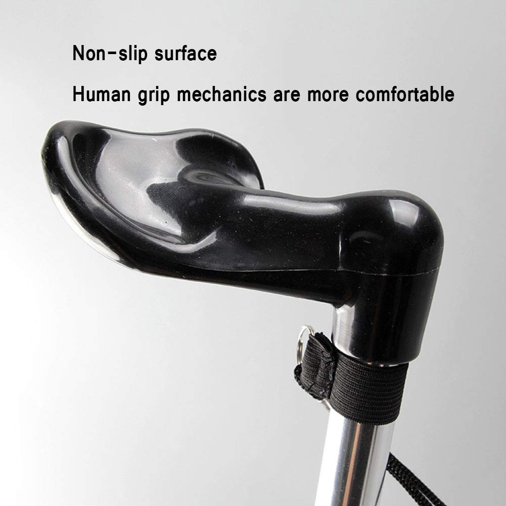 Amazon.co.jp: 松葉杖歩行補助具片足10高さ調節可能な滑り止め軽量伸縮