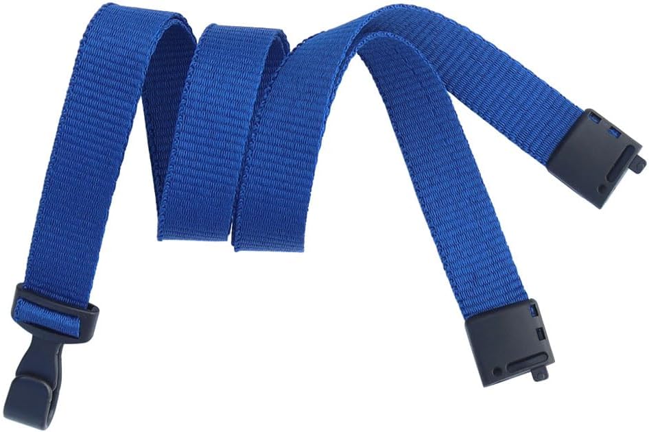 DiDiSTAR MRI Safe ID Lanyards (No Metal) with No Twist Clip & Safety Breakaway Clasp-Hospital School Office-Badge Holder 36"