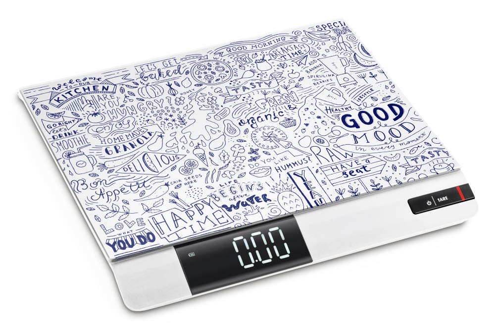 Kern FGE 10K-3 - Präzise Design-Küchenwaage, für Küche, Kantine, Gastronomie