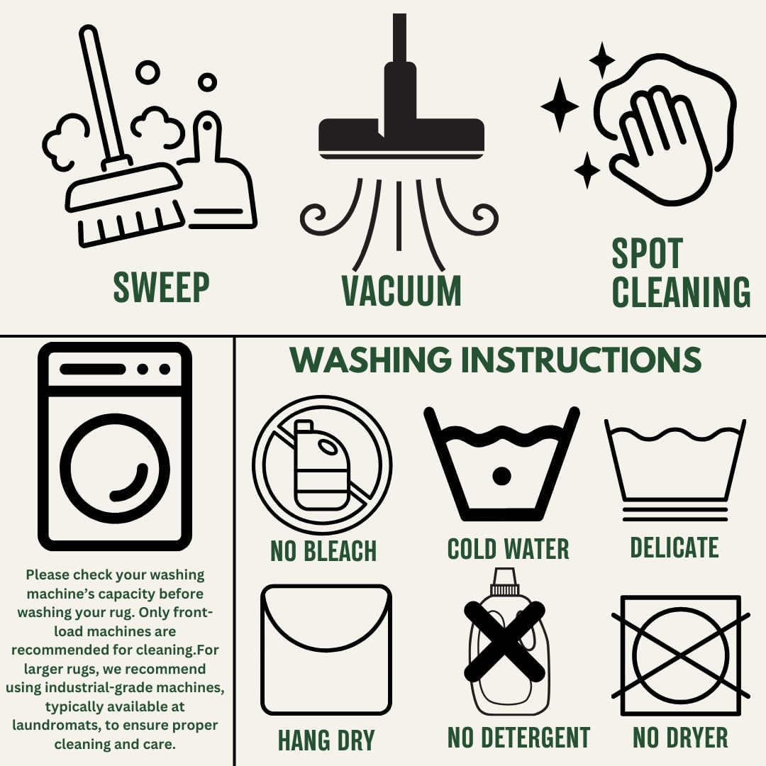 Extra-Long Custom Length Slip-Resistant Runner Rug with Low Pile Absorbent, Stain-Resistant, and Washable. Perfect for Entryways, Hallways, Kitchen 31.5 in x 11 ft, Geometric Black Border