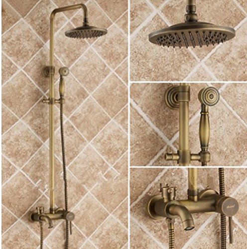 Mitigeur de douche rétro bronze antique pour créer une salle de bain vintage