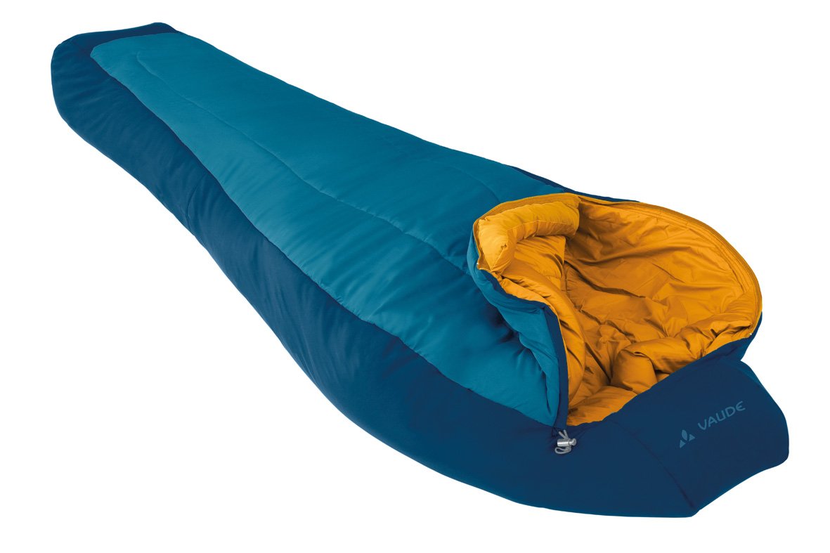 VAUDE Schlafsack Sioux 400, Kingfisher, Right, 11382 Sport & Freizeit