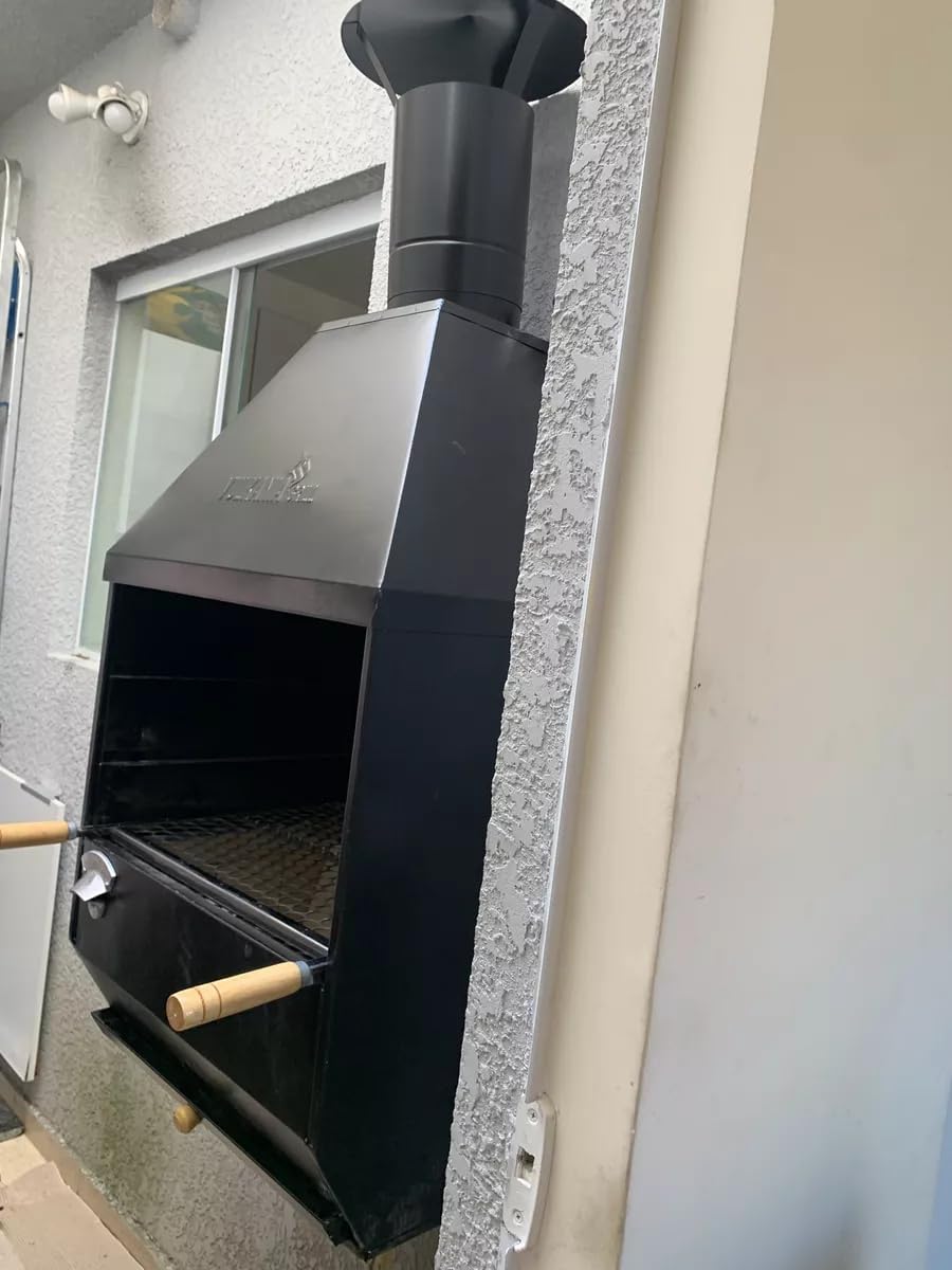 Churrasqueira De Parede OU bancada 4 Churrasqueira de Parede ou Bancada em ação