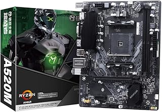 MAXSUN A520 M-ATX Motherboard AMD AM4 Zen 3, DDR4, PCIe3.0 x16, SATA 6Gb/s, M.2, USB 3.1, HDMI/VGA for All Ryzen 1000-4000 Series APU/CPU and 5000 CPU (5000 APU Need Bios Flash)