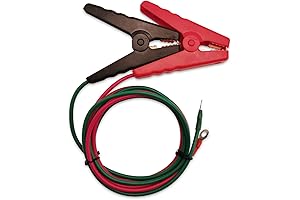 4ft Long Premium Farm Electric Fence Jump Leads with Alligator Clips for Energizer