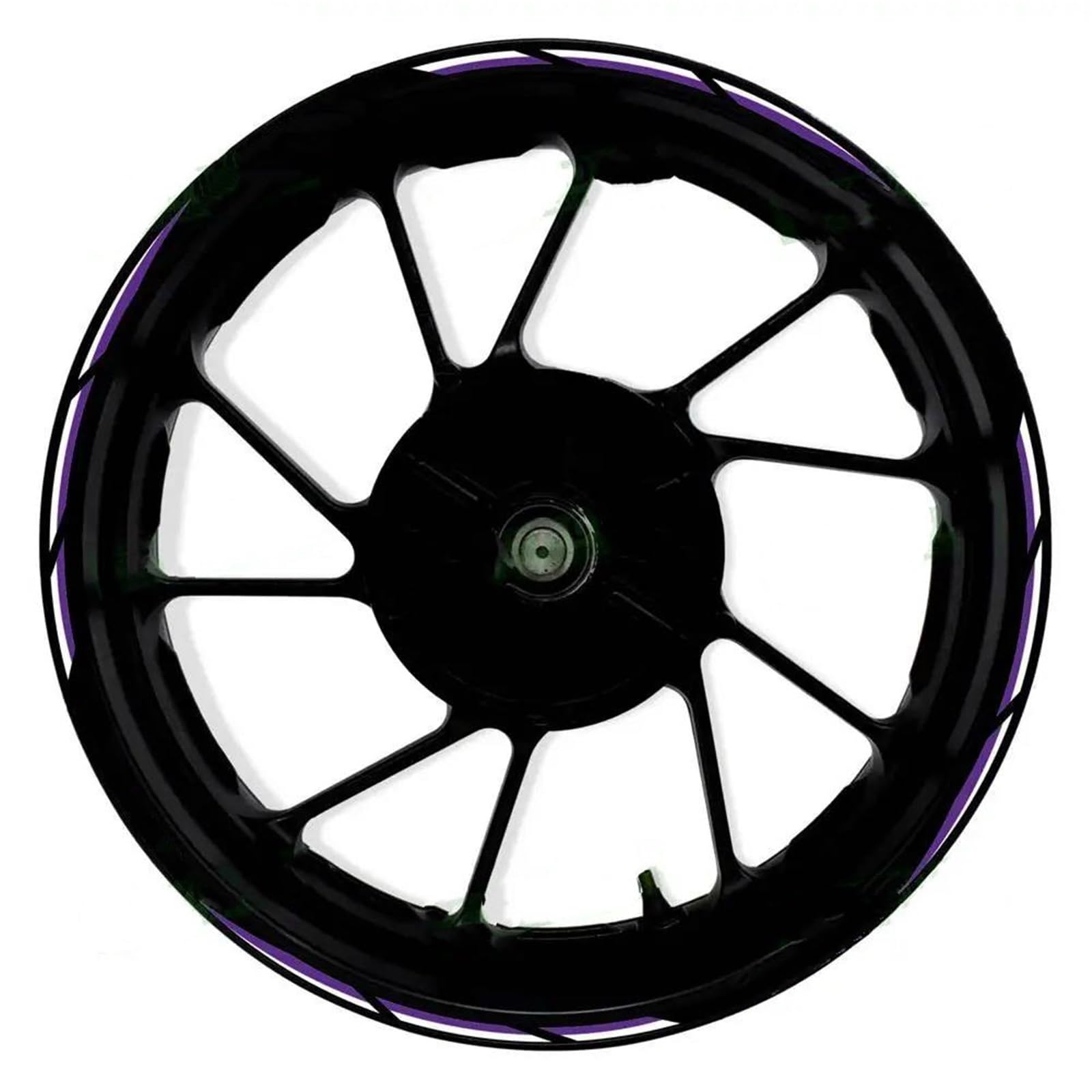 Motorcycle Wheel Sticker Decal for ZX-10R ZX10R Motorcycle 17 Inch Front and Rear Wheel Stickers Fairing Rims Modified Reflective Decals Decoration(008)