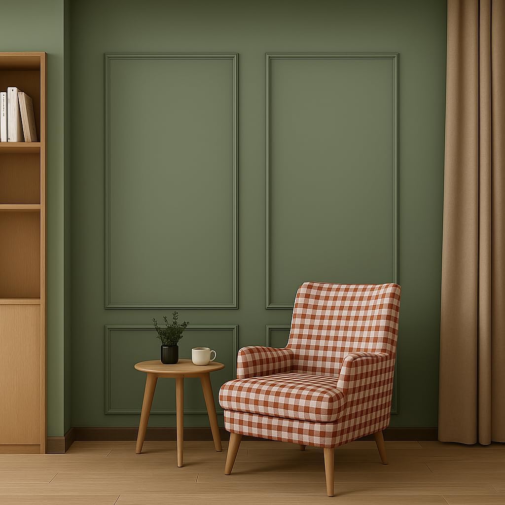 Ready to Assemble Wall Molding Kit Set, Pre-Cut Design, Installed with Glue | 2 Top 2 Bottom Frames