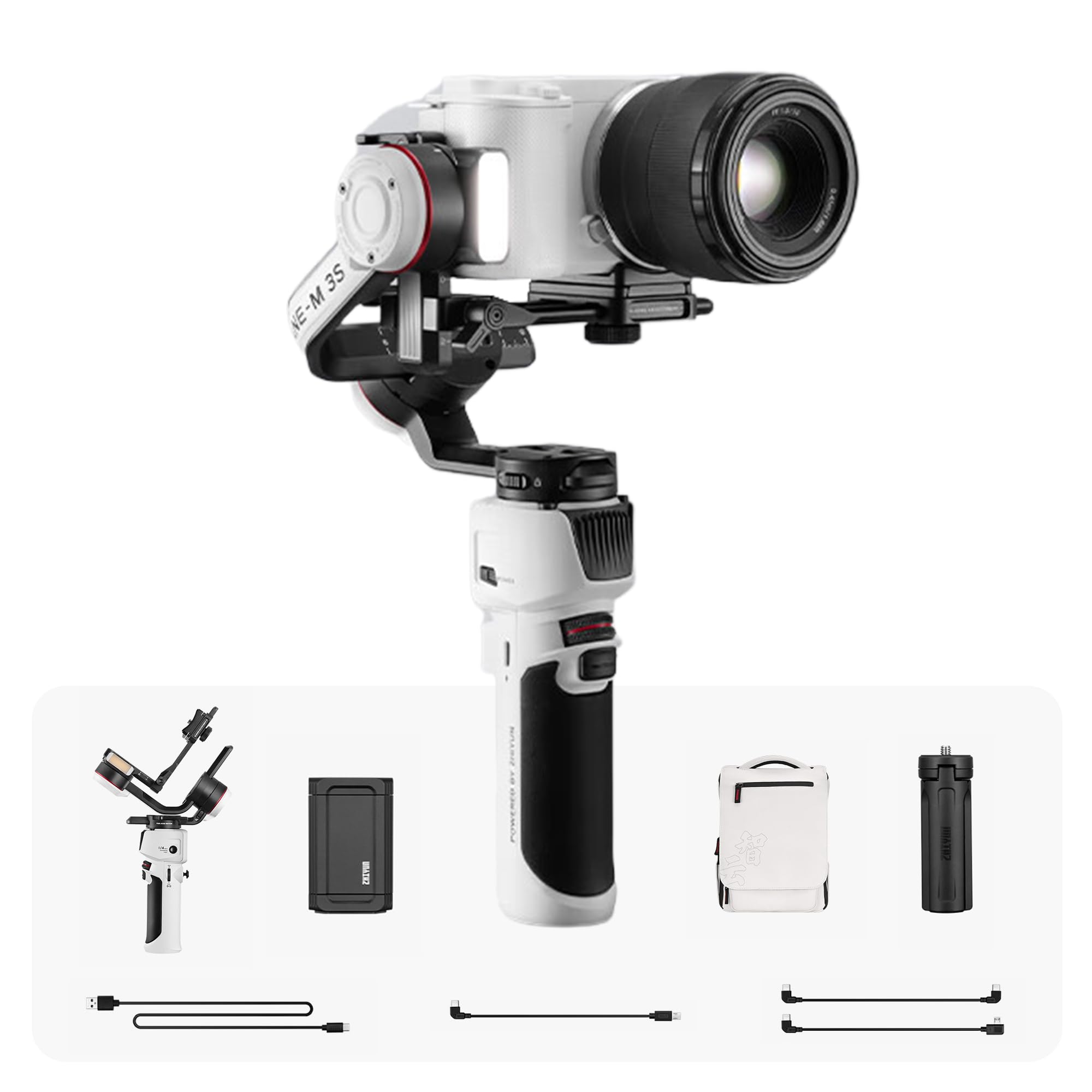 Amazon | 【国内正規保証品】 ZHIYUN カメラ用ジンバル CRANE-M 3S
