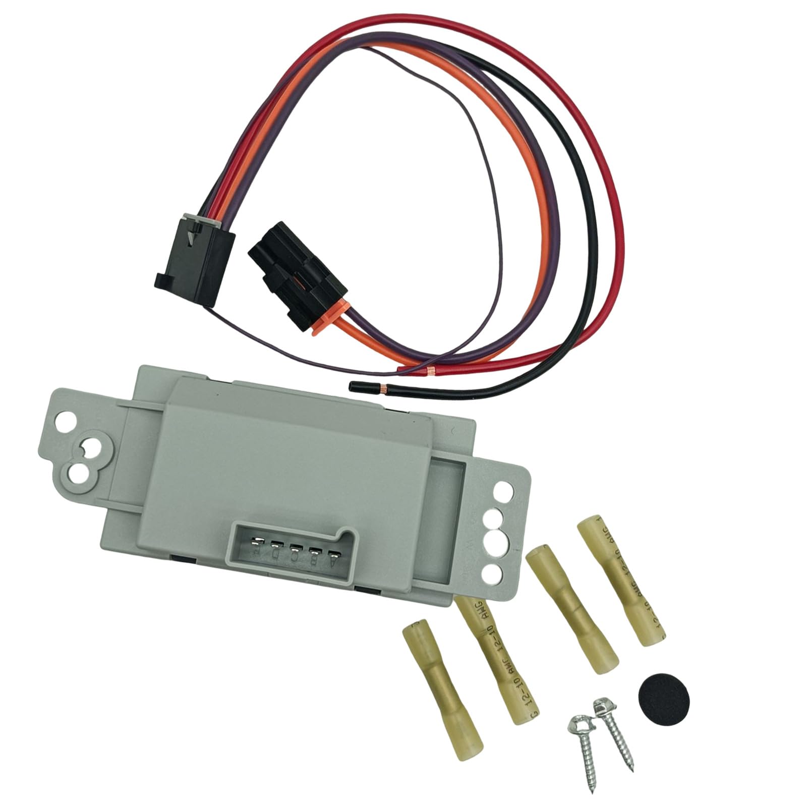 Efficiency Aluminum Blower Motor Resistor Speed Control Module 89018778 Simple Installation for Automotives Accuracy Speed Control HVAC Module