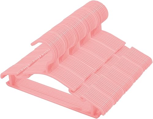 Miniatura 10 de Paquete de 20 perchas blancas para armario de bebé, antideslizantes, para ropa de bebé, regalo de ropa para recién nacidos, colgador de plástico