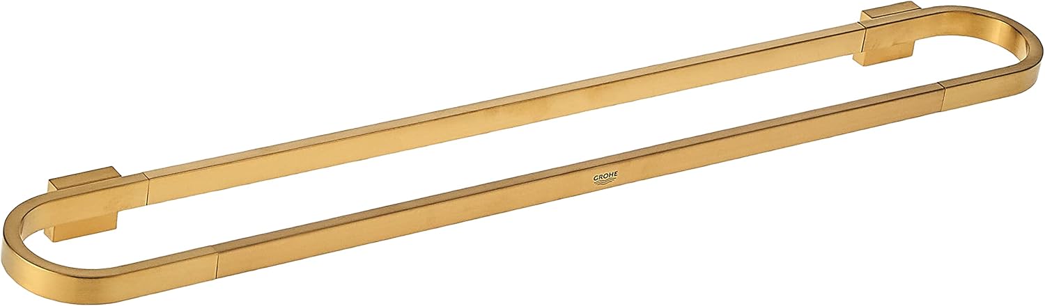 GROHE 41056GN0 Selection 24" Towel Bar, Brushed Cool Sunrise GROHE 41056GN0 Selection 24" Towel Bar, Brushed Cool Sunrise