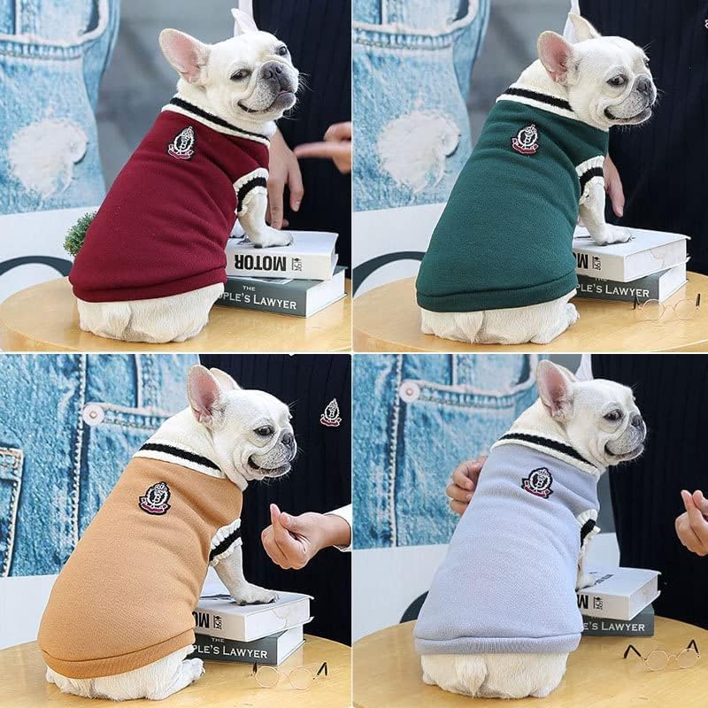Image of Lulala Pet Dog Sweater for Winter - Soft, Thick Knitwear Shirt Vest for Small Dogs, Classic Warm Puppy Sweater, Perfect for Cold Weather & Puppies, Comfortable & Cozy Dog Clothes