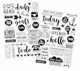 Carpe Diem Clear Stickers 4x6 4/Pkg-
