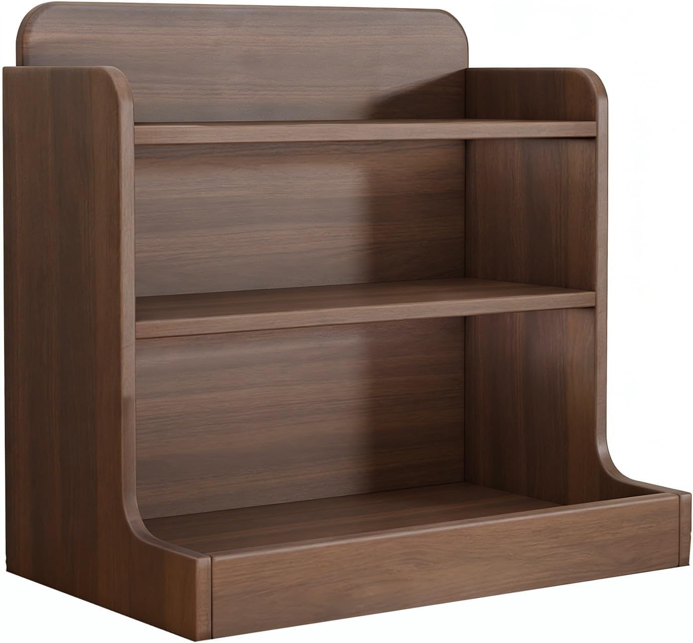 Holz-Arbeitsplatten-Organizer mit 3 Ebenen, stehendes Speisekammerregal, Gewürzregal und Kaffeebecherhalter für Küche, Wohnzimmer, Schlafzimmer, Büro
