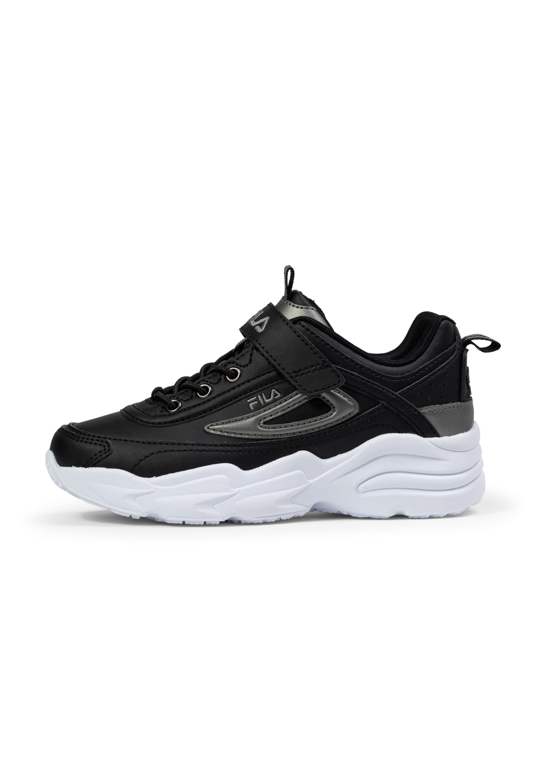 Fila Baskets Skye V Kids pour Fille, Black Gun Metal, 29 EU