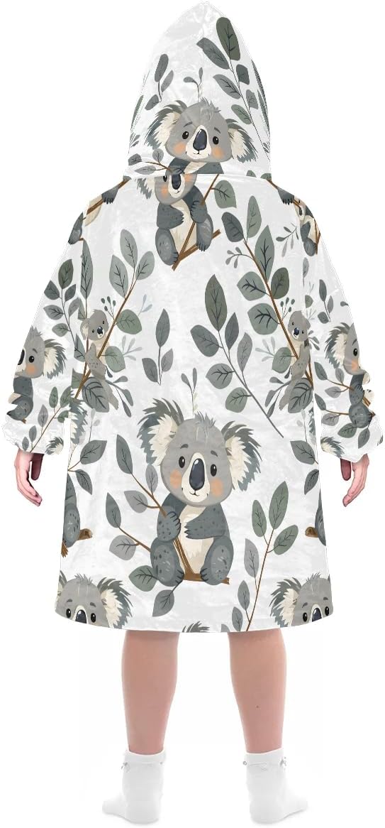 Animals Tigers Cloud Wearable Blanket Hoodie for Boys Gift for 6-10 Year Old Girl