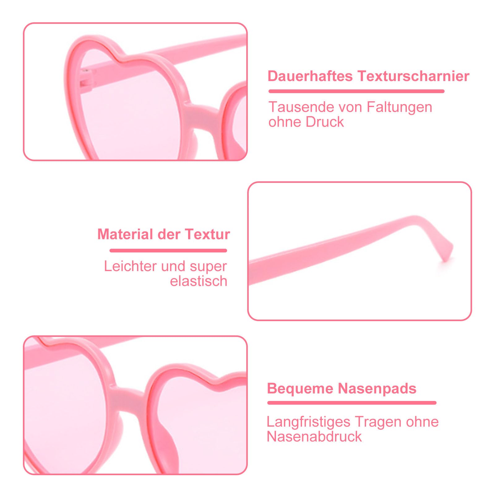 dogmoon Teenager Kaninchen Tasche, Handtasche Prinzessin mit 1 Stück Brille und 14 Stück Haarklemmer, Teenager Hase Geldbörse PU Leder Prinzessin Mini Handtasche