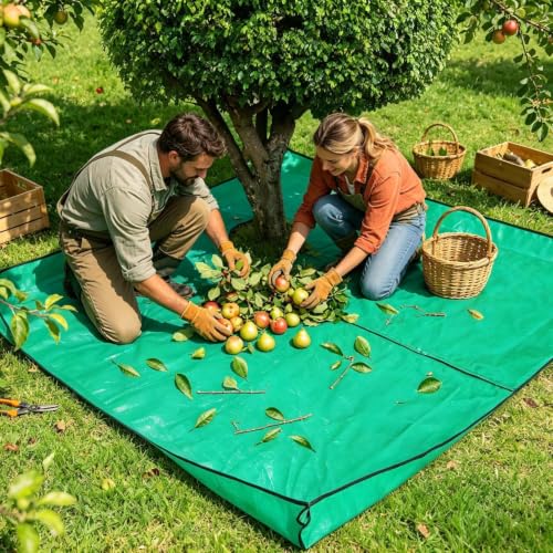 Base para recorte árboles en terrazas y recogida de hojas sin ensuciar el suelo 3