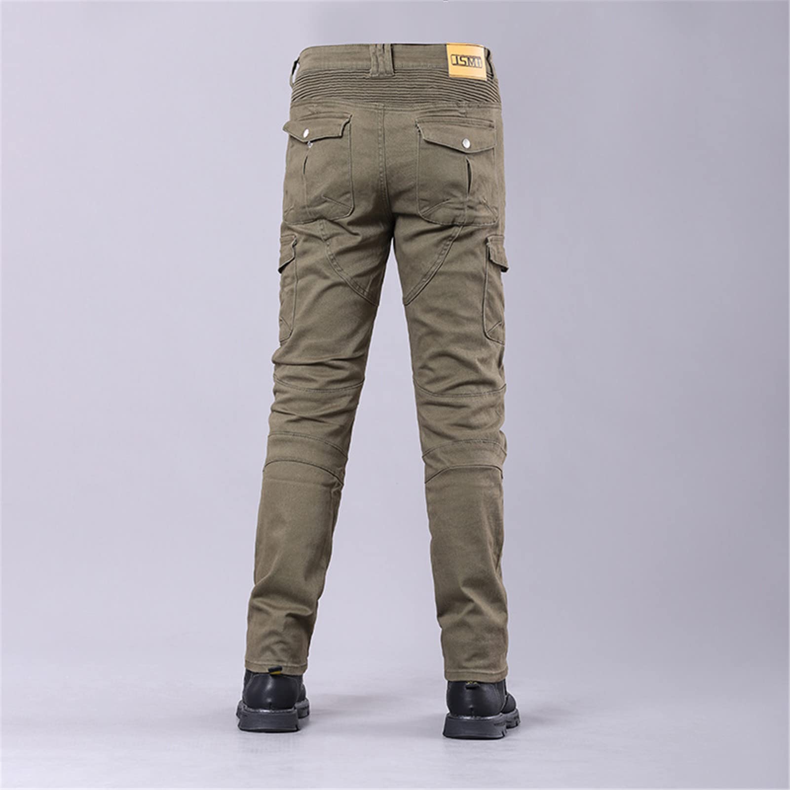 Jeans Da Motociclista Da Uomo Pantaloni Protettivi Da Motociclista Protezioni Per Anca E Ginocchio Rimovibili CE Vestibilità Moderna Blu Con Cuscinetti Protettivi 4X