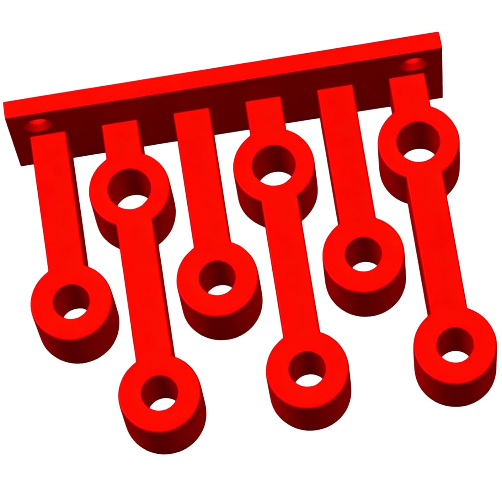3D Printed Screwdriver Holders Wall Mount Tool Organizers User Friendly Materials Tool Hanger for Garage and Workshop Componentized Organizers